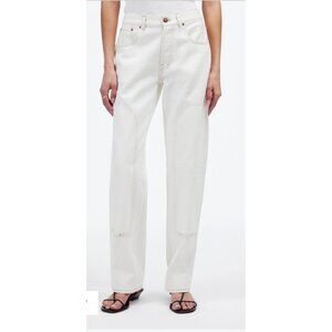 Madewell $148 Womens The Dean Easy Straight Jean Vintage Canvas Size 31